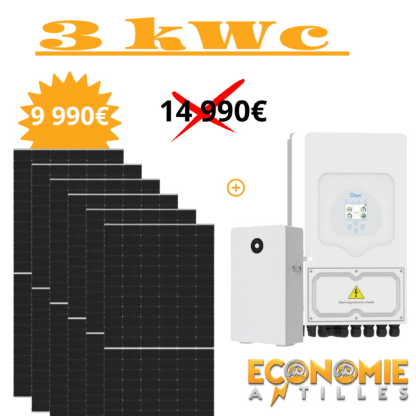 Kits Solaires De 3 kWc : Maison Autonome