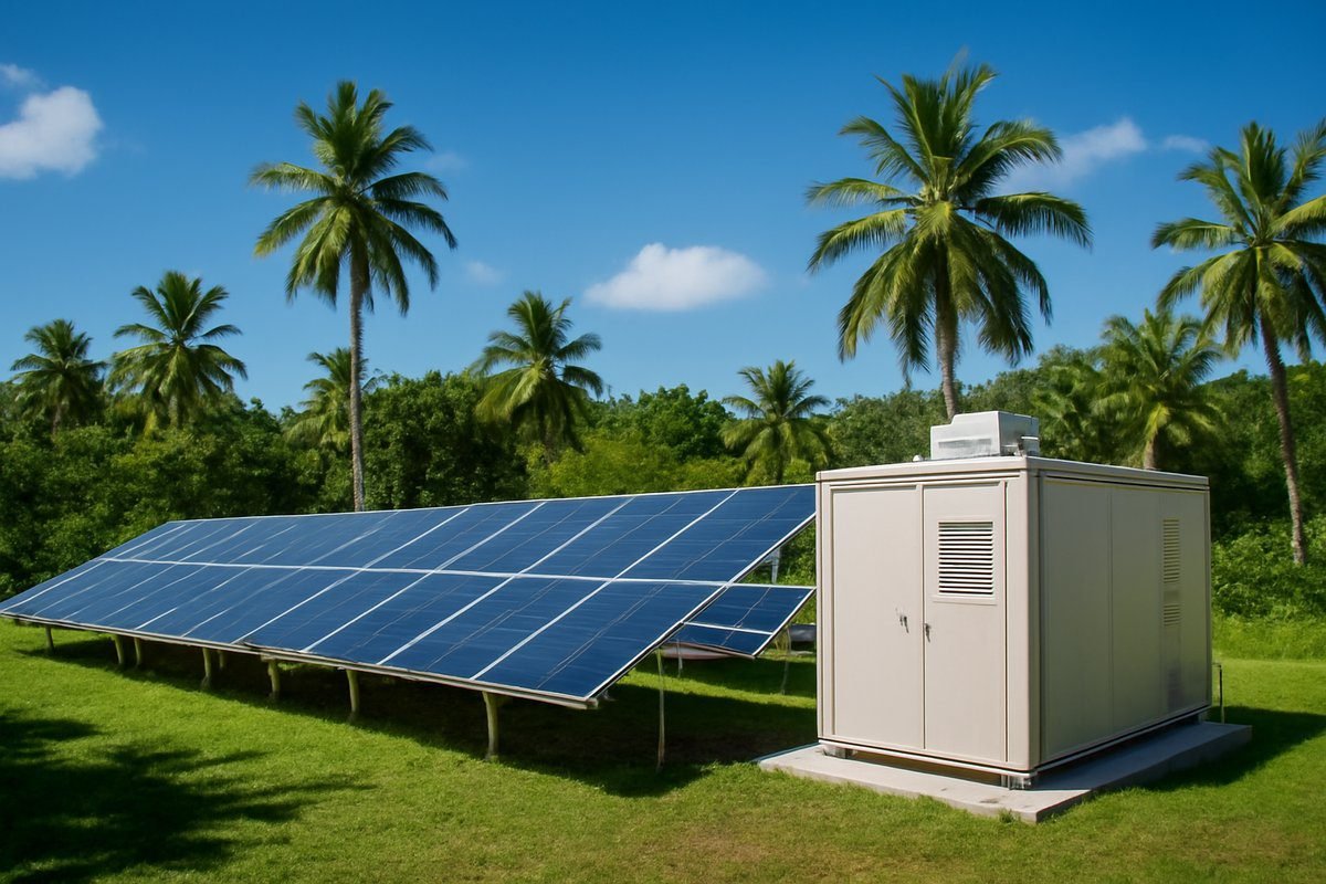 Centrale solaire hybride avec stockage en Guyane : le modèle énergétique de demain