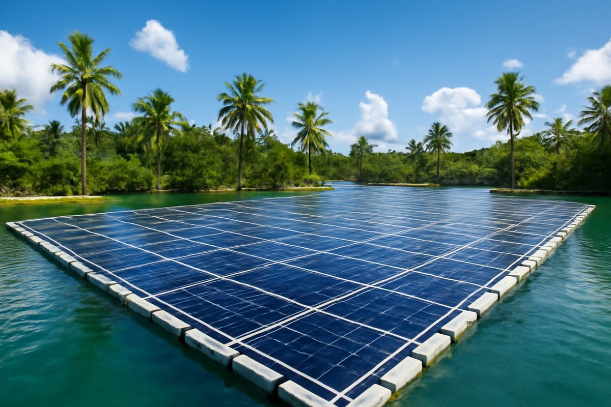Centrale solaire flottante en Martinique : le projet Soley Blé, première en Caraïbe