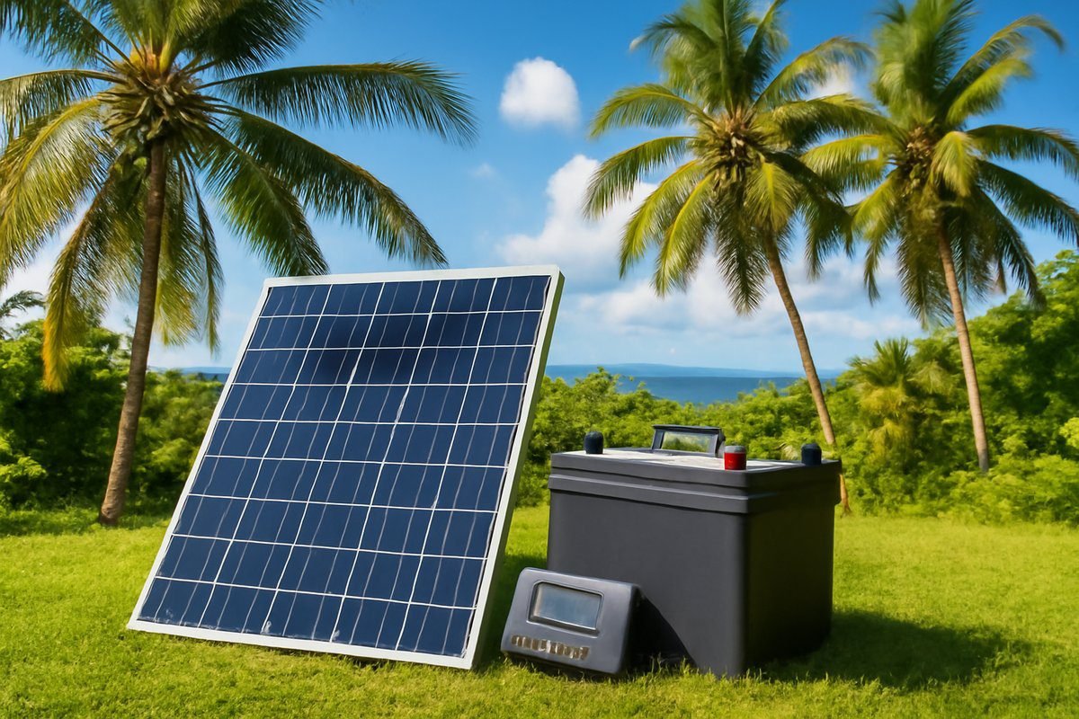 Kit panneau solaire avec batterie en Martinique :pour l'autoconsommation et la résilience énergétique